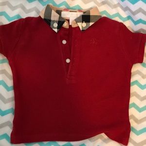Baby Burberry polo shirt